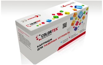 Картридж лазерный Colortek CT-CB540A/CE320A/CF210A/C-716/C-731 черный для принтеров HP и Canon