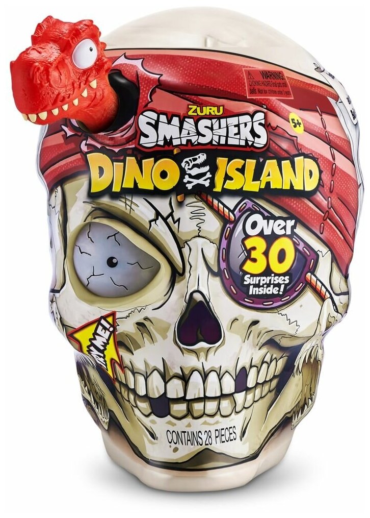 Игровой набор Zuru Smashers Dino Island сюрприз в яйце Giant Skull