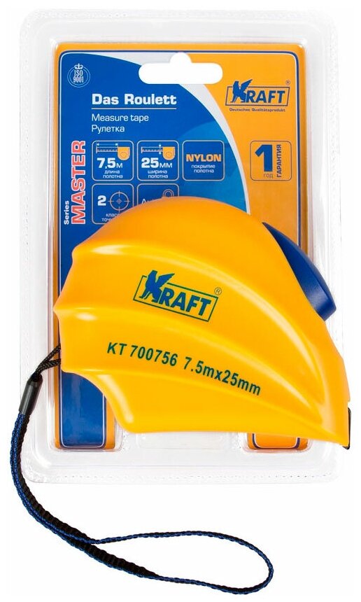 Рулетка KRAFT Master KT 700756