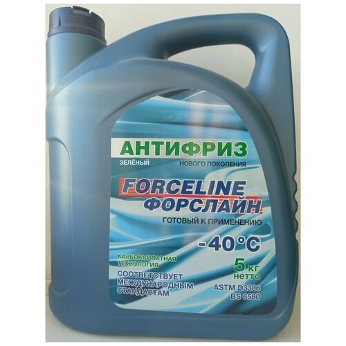 Антифриз (зелёный) FORCELINE -40 (3 кг) Техноформ (г. Климовск)