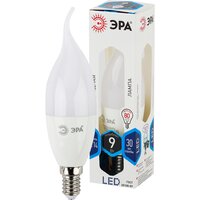 ЭРА LED BXS-9W-840-E14 (диод, свеча на ветру, 9Вт, нейтр, E14)
