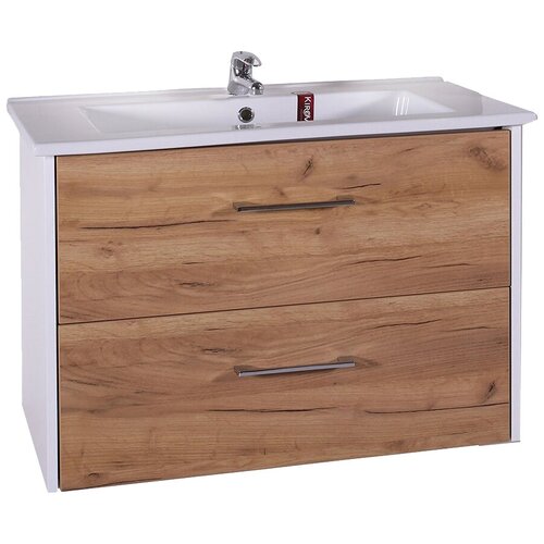 Тумба с раковиной ASB-мебель Тумба с раковиной ASB-Mebel Лира 85 дуб золотой