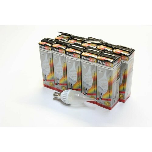 10шт. LED candle-frame-4,5W E14 4200K, 240V, SMD2835, свеча на ветру