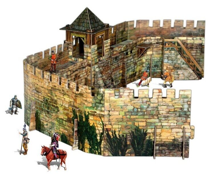 Сборная модель Умная Бумага Крепостная стена (286)