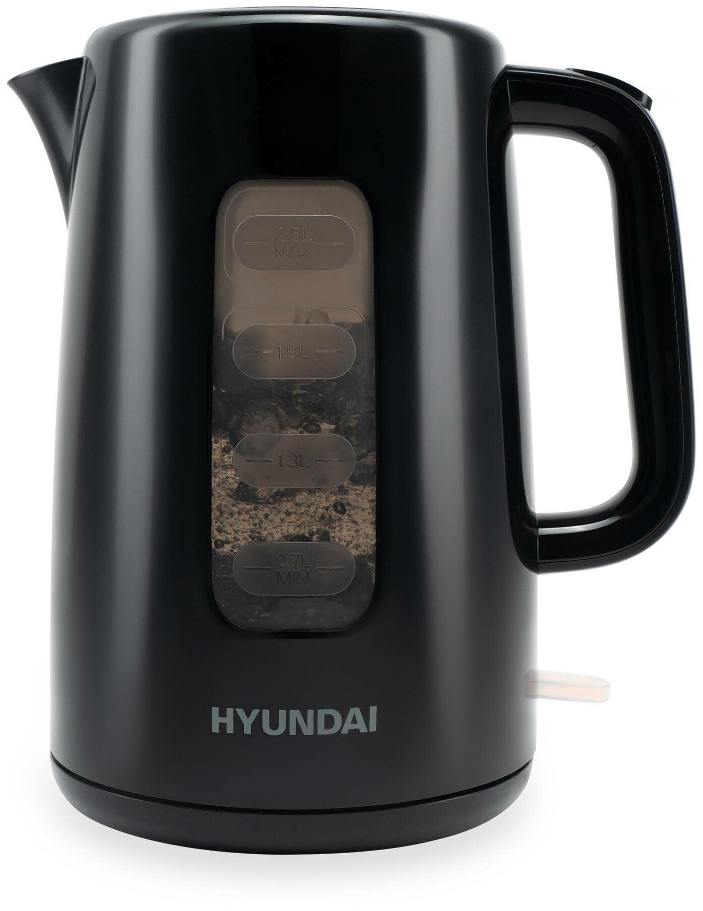 Чайник электрический Hyundai HYK-P2501 черный, пластик - фото №1