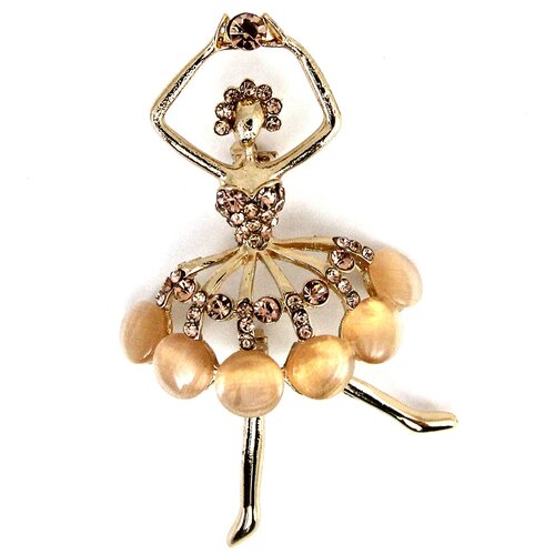 Брошь ART Pride, золотистый