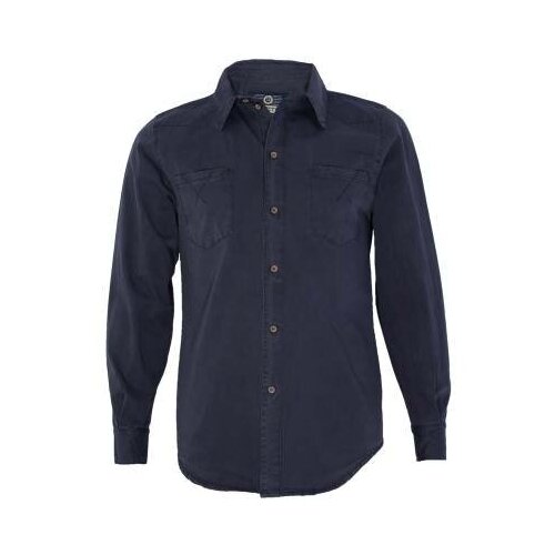 фото Рубашка мужская классическая синяя нет бренда