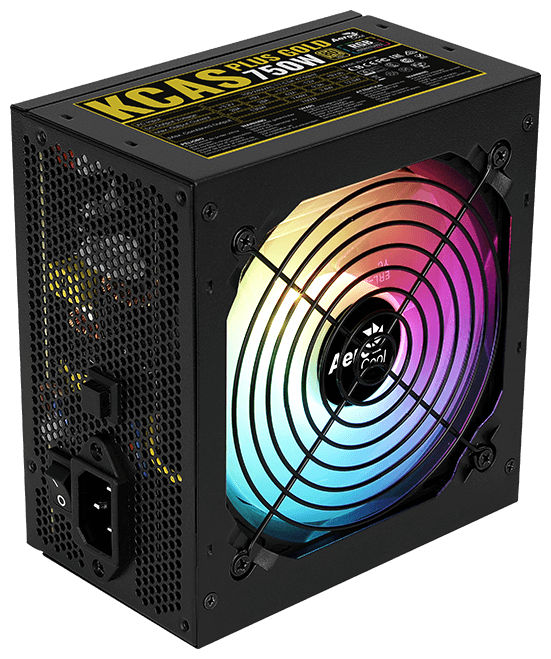 Блок питания ATX 750W KCAS BLACK 4710562759211 AEROCOOL