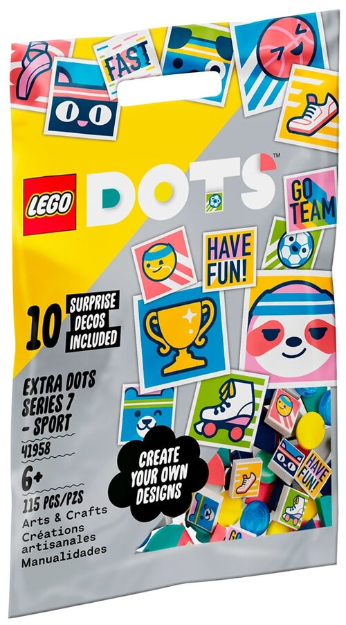 Конструктор LEGO Dots 41958 Series 7 Sport, 115 дет.