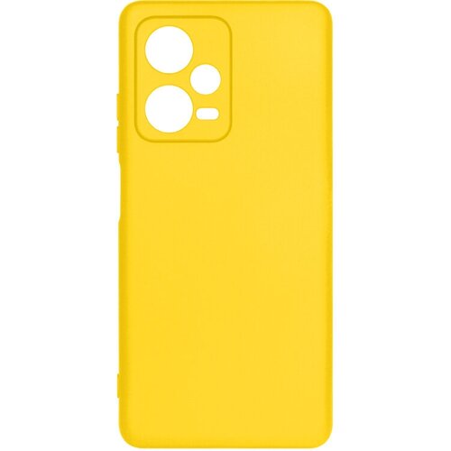 Силиконовый чехол для Xiaomi Redmi Note 12 Pro+ (5G) DF xiCase-82 (yellow)