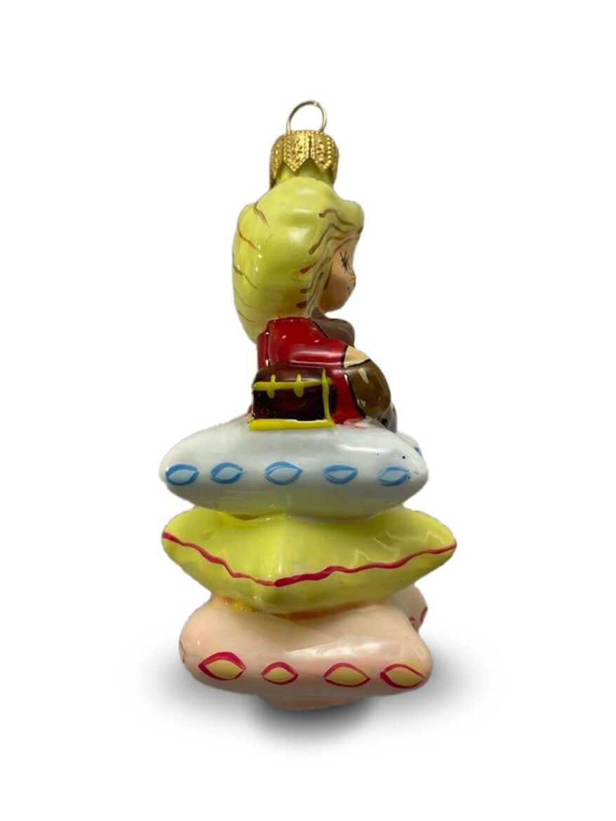 Елочная игрушка Ленигрушка Кузя лучезарный, разноцветный, 12.5 см — фото 1