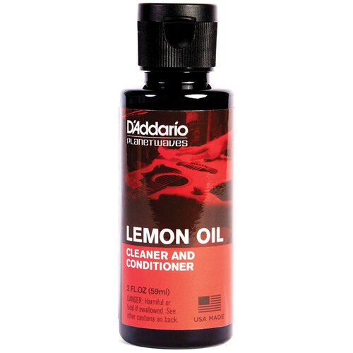 Лимонное масло для ухода за накладкой грифа D'Addario Lemon Oil лимонное масло для гитар max wax lemon oil