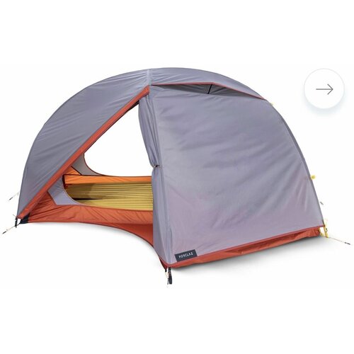 палатка трекинговая forclaz mt900 одноместная серый Трекинговая купольная палатка Forclaz MT900 для 2 человек