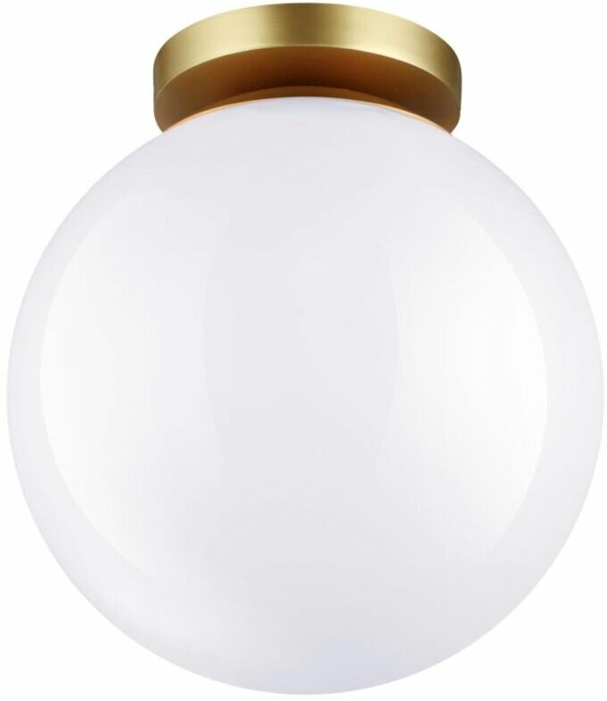 ODEON LIGHT 4248/1C HIGHTECH ODL21 245 золотист/металл/белый/акрил Потолочный светильник IP44 E27 LED max 9W BOSCO