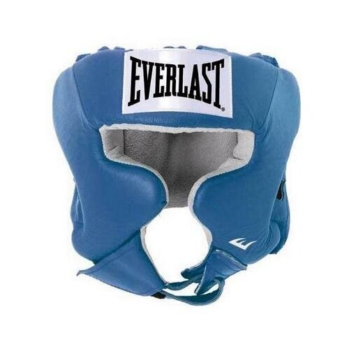 Шлем Everlast с защитой щек Usa Boxing Cheek синий L