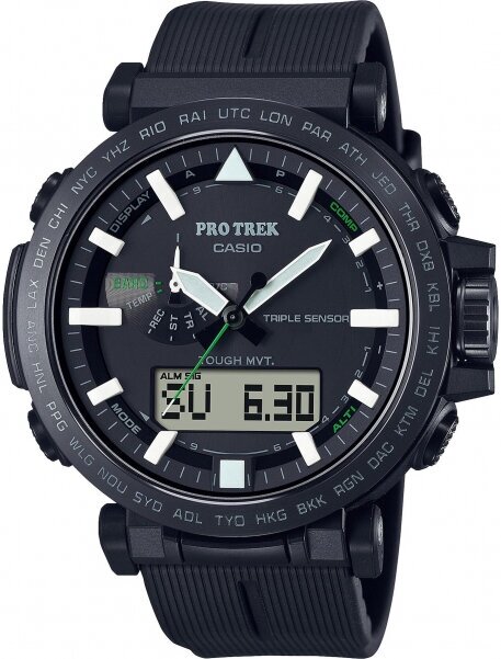 Наручные часы CASIO Японские наручные часы Casio Pro Trek PRW-6621Y-1ER с хронографом