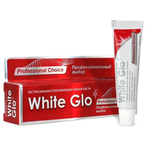 Отбеливающая зубная паста White Glo, «Профессиональный выбор», 24 г