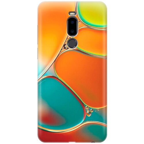 фото Ультратонкий силиконовый чехол-накладка для meizu note 8 с принтом "разноцветные пузырьки" gosso