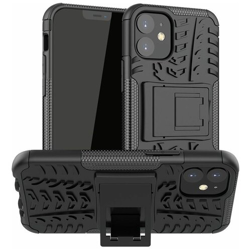 Чехол Hybrid Armor для iPhone 12 mini (черный)