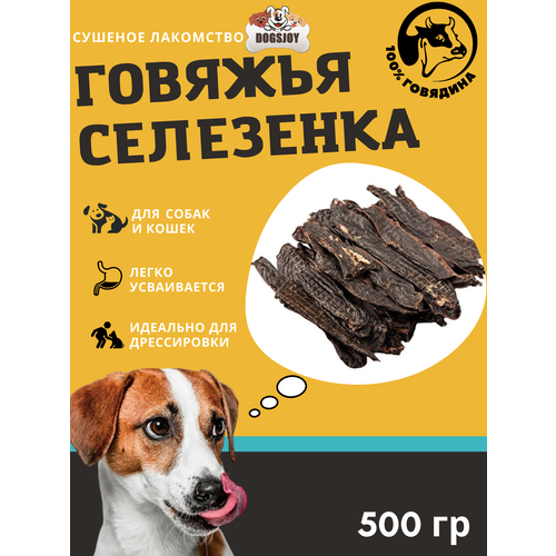 Dogsjoy Сушеная говяжья селезенка 500 гр