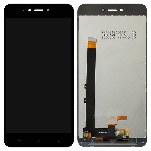 Дисплей (экран) в сборе с тачскрином для Xiaomi Redmi Note 5A черный luxury leather wallet flip cover cases for xiaomi redmi k20 pro case for redmi 7a note 8 5a pro 8a 8t y1 lite 5 plus case