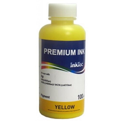 чернила для hp 178 121 655 901 920 cb320 cb325 100мл yellow hi y204 b gloria™ myink Чернила InkTec H7064 для HP CB320/ CB325 №178 , Y, 0,1 л, желтый