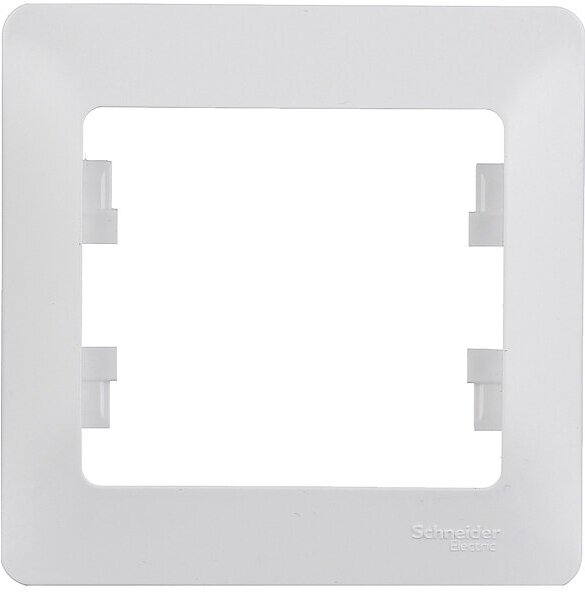 Рамка Systeme Electric Glossa oдноместная белая (GSL000101)