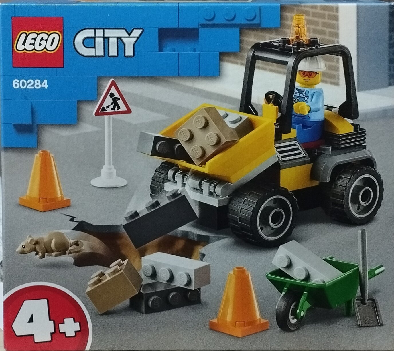 Конструктор LEGO City Great Vehicles 60284 Автомобиль для дорожных работ