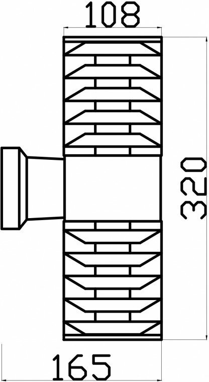 Outdoor Настенный светильник (бра) Maytoni Outdoor O576WL-02GR