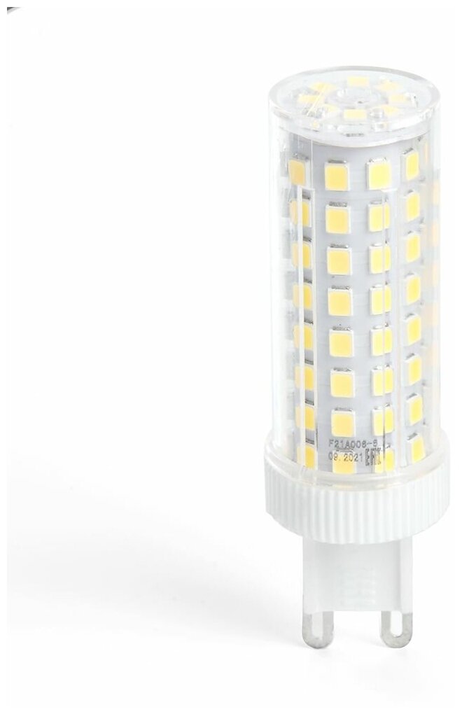 38214 Лампа светодиодная Feron 15W 230V Капсула G9 прозрачная 905Лм 6400К 230В , упаковка 1шт
