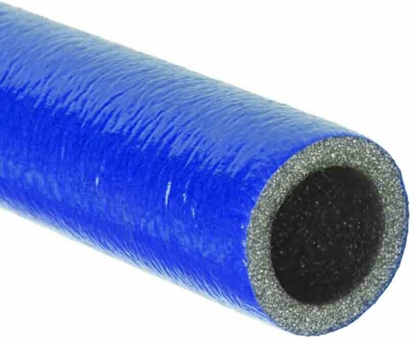 Теплоизоляция 28x4 мм для труб VALFEX (бухта 10м) синяя - фотография № 2