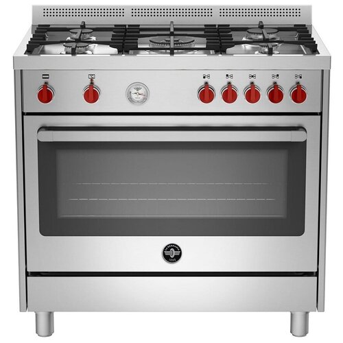 Варочный центр La Germania PRM965EXT духовка электрическая встраиваемая встраиваемая варочная панель газовая 5 конфорокWOK термометр сталь 897мм 12440000₽