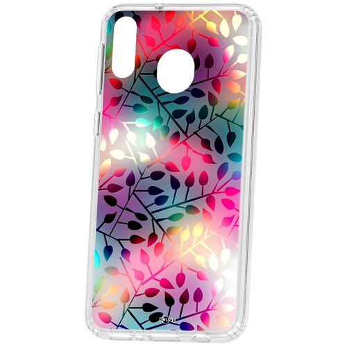 фото Чехол на самсунг м20 kruche print цветные листья кruче