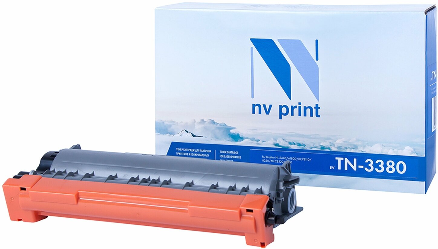 Картридж лазерный NV PRINT (NV-TN3380) для BROTHER HL-5440D/5450DN/5470DW, ресурс 8000 страниц