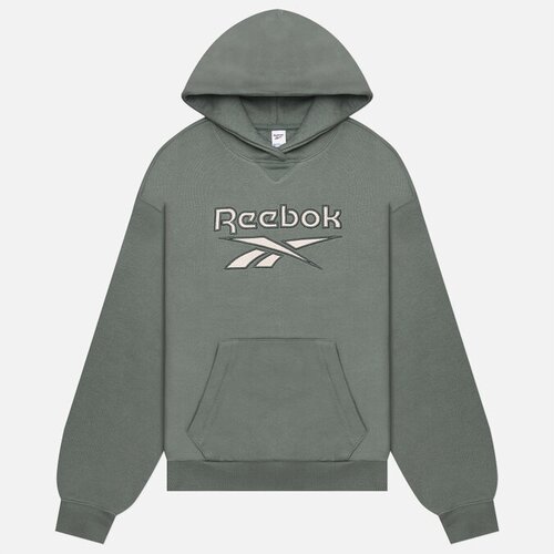 Толстовка Reebok, размер M, зеленый