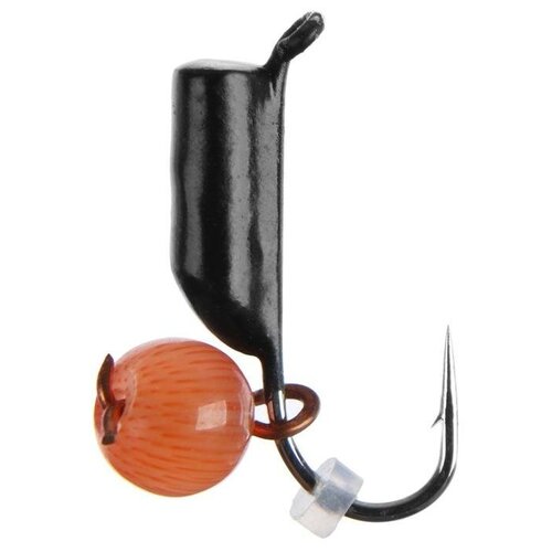 Мормышка вольфрам Кошачий глаз вес 058 г подвес d2 мм красный 80₽