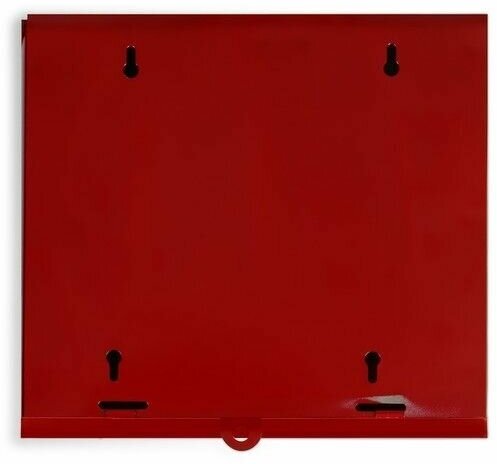 Ящик почтовый «Письмо», горизонтальный, без замка (с петлёй), бордовый - фотография № 6