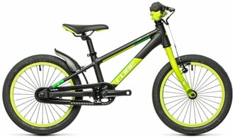 Детский велосипед CUBE Cubie 160 (2021)(черно-зеленый)