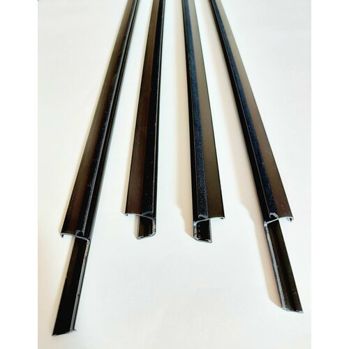 Комплект уплотнителей стекла двери внешний бархотка на LADA 2190 Гранта 1118 Калина 4 шт 2650₽