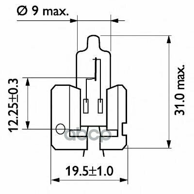 Лампа H2 24V 70W Philips арт. 13311C1