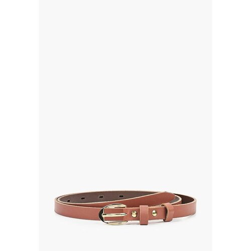 фото Ремень olio rosti, натуральная кожа, для женщин, длина 75 см., коричневый