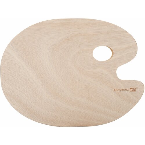 Упаковка 3 шт Палитра художественная деревянная овальная 30х40 см BRAUBERG ART CLASSIC 192233 1059₽