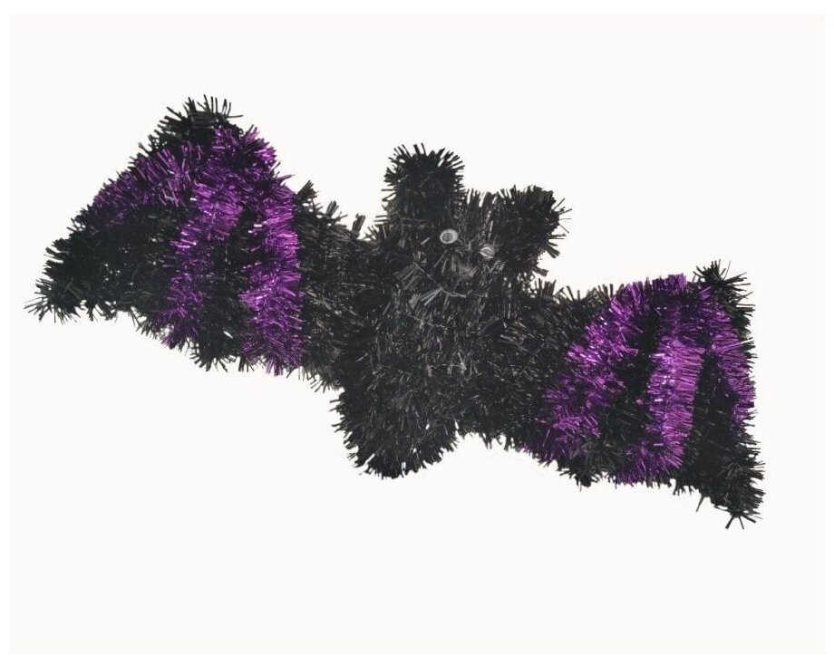 Украшение декоративное ГК Сфера "Мышь Летучая", для фотосессии, черное, 45 см