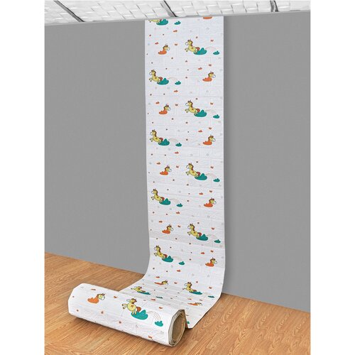 Самоклеящаяся ПВХ панель для стен в рулоне LAKO DECOR, 70x600 см, Детская комната, Единороги