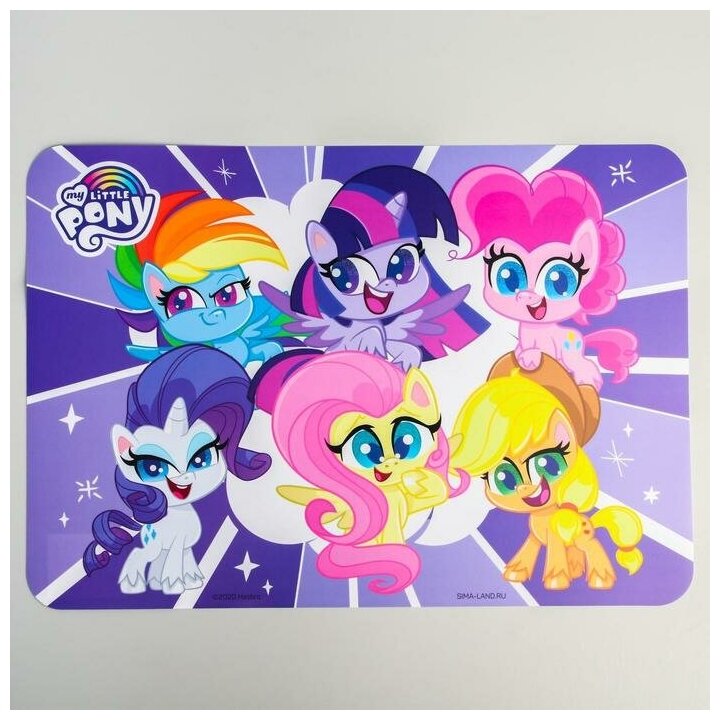 Hasbro Коврик для лепки "Пони" My Little Pony, формат А3