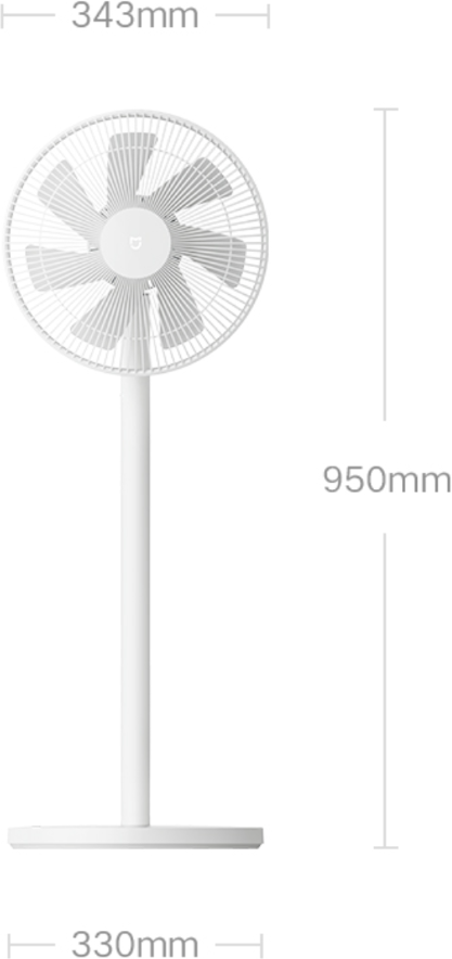 Умный напольный вентилятор Xiaomi Mijia DC Inverter Fan 1X (BPLDS07DM) White - фото №9