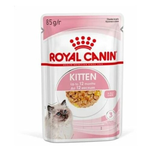 ROYAL CANIN KITTEN желе влажный корм для котят в возрасте до 12 месяцев 85г х 10 шт