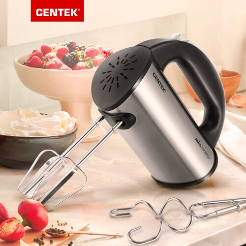 Миксер CENTEK CT-1108, серебристый миксер centek ct 1124 серебристый