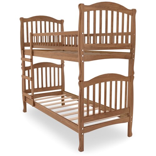 фото Двухъярусная кровать детская nuovita altezza due, размер (дхш): 198х93 см, спальное место (дхш): 190х80 см, цвет: ciliegio/вишня