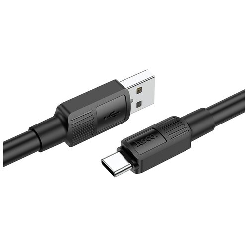 Кабель HOCO X84 Type-C Solid charging data cable 1M, 3.0А, black кабель hoco x84 type c solid charging data cable 1m 3 0а black